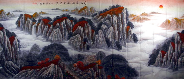 巨幅國畫山水